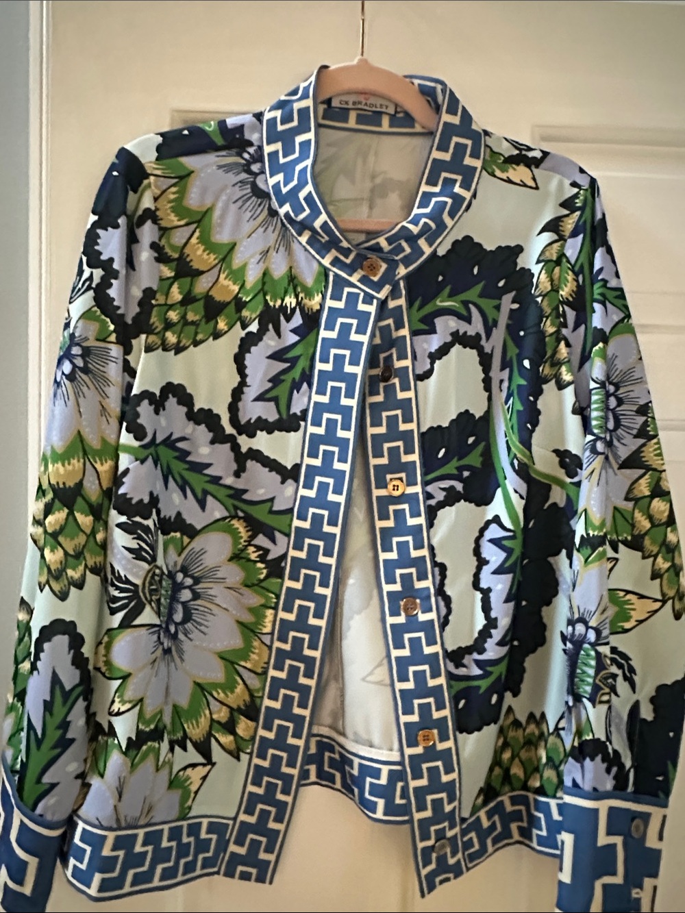 CK Bradley floral top